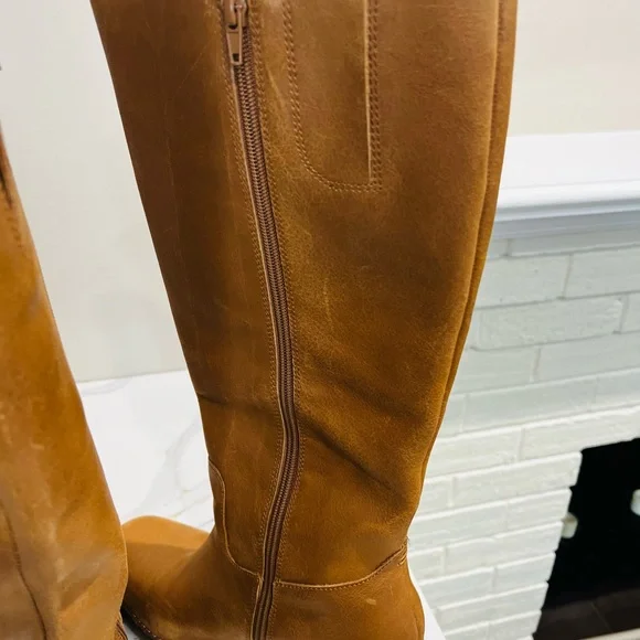 Crown Vintage knee high leather boot size 11 - Picture 7 of 8